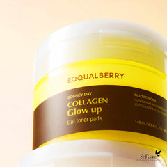 Eqqualberry Collagen Pore- Tight Up Gel Toner Pad 140ml