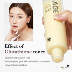 medicube age-r glutathione glow toner 140ml