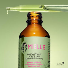 Mielle Organics Rosemary Mint Scalp & Hair Strengthening Oil for All Hair Types, 2 Ounce