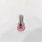 Luxury Enamel Metal Brooches Strong 3M Sticker (Guitar)
