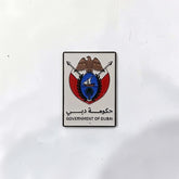 Luxury Enamel Metal Brooches Strong 3M Sticker (Government of Dubai Logo)
