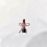 Luxury Enamel Metal Brooches Strong 3M Sticker (Ribbon Bow Lipstick)