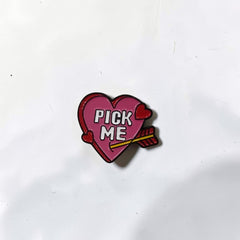 Luxury Enamel Metal Brooches Strong 3M Sticker (Pick Me Heart)