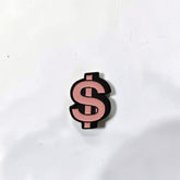 Luxury Enamel Metal Brooches Strong 3M Sticker (Dollar Sign) ($)