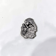 Luxury Enamel Metal Brooches Strong 3M Sticker (Calligraphy Arabic)