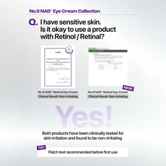 numbuzin - No.9 NAD+ Retinal Volumetox Eye Cream Tube