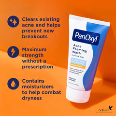 PanOxyl - Acne 10% Benzoyl PerOxide Acne Treatment Foaming Wash