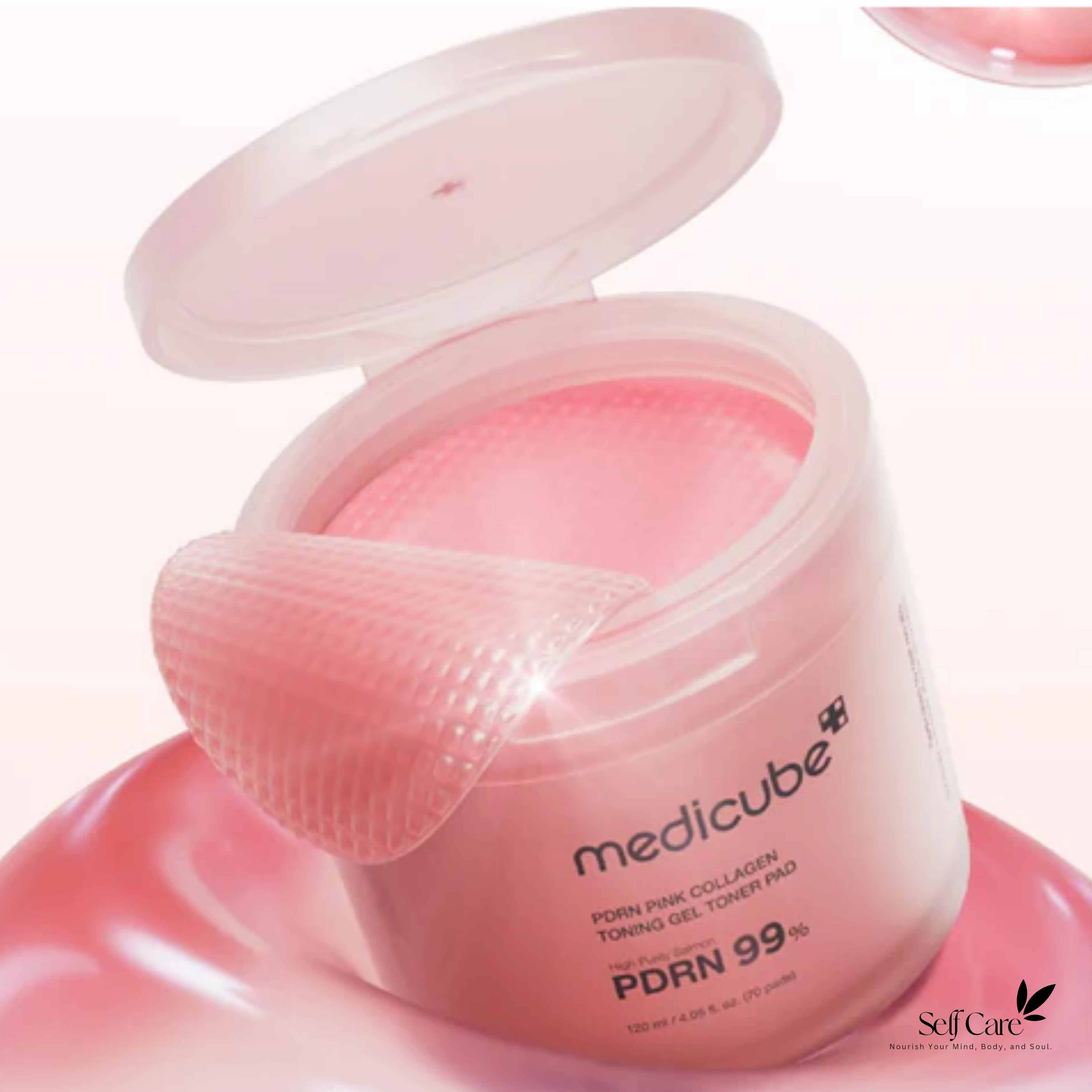 Medicube PDRN Pink Collagen Toning Gel Toner Pad 120ml