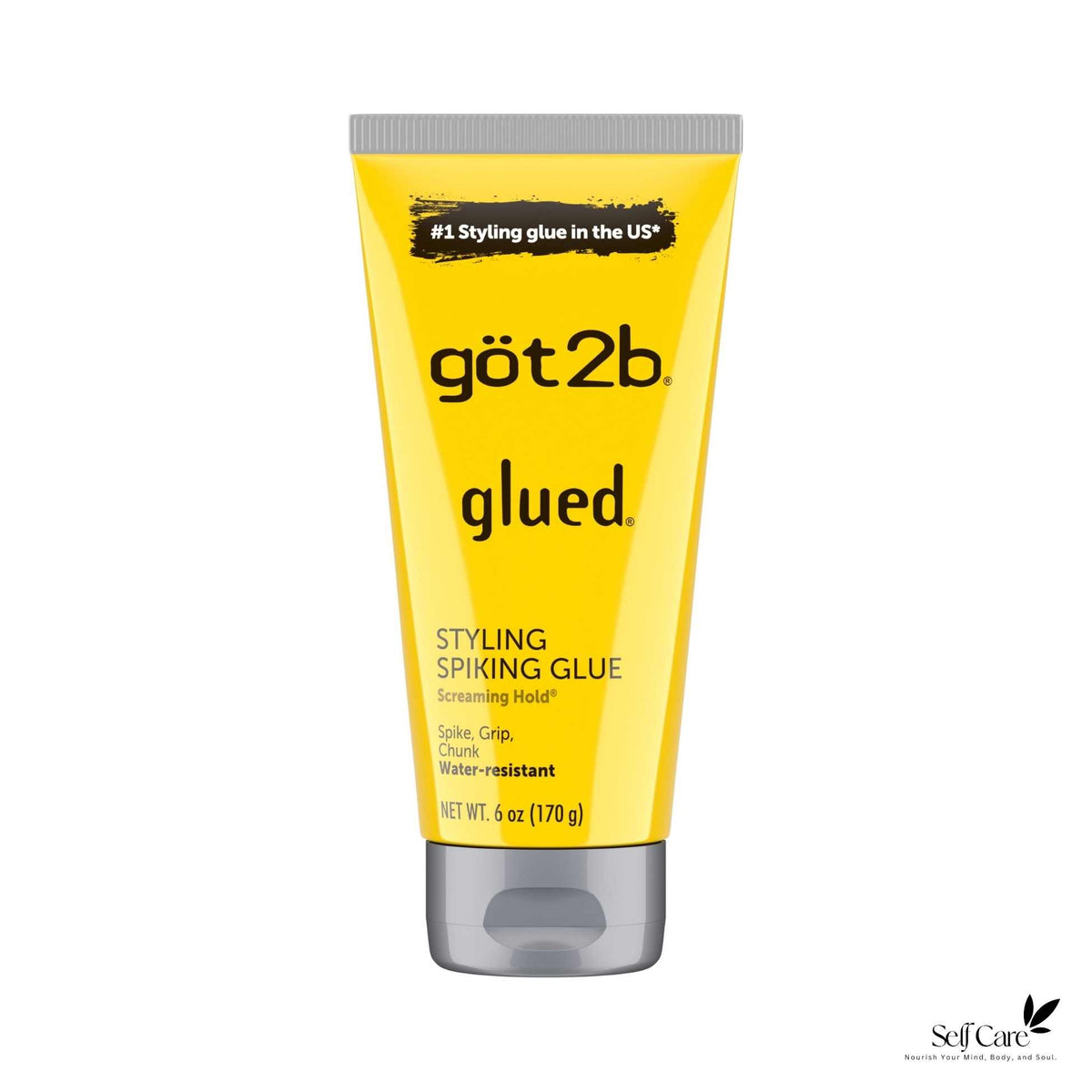 Got2b Glued 6 oz Hair Styling Spiking Gel for Extreme Hold and Water Resistance