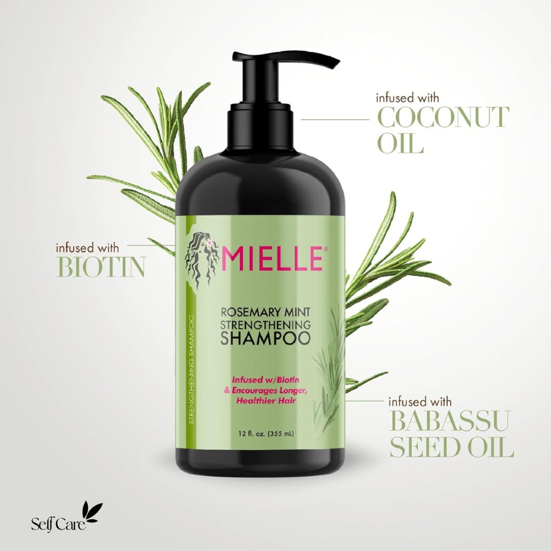 Mielle Organics Rosemary Mint Strengthening Shampoo Infused with Biotin