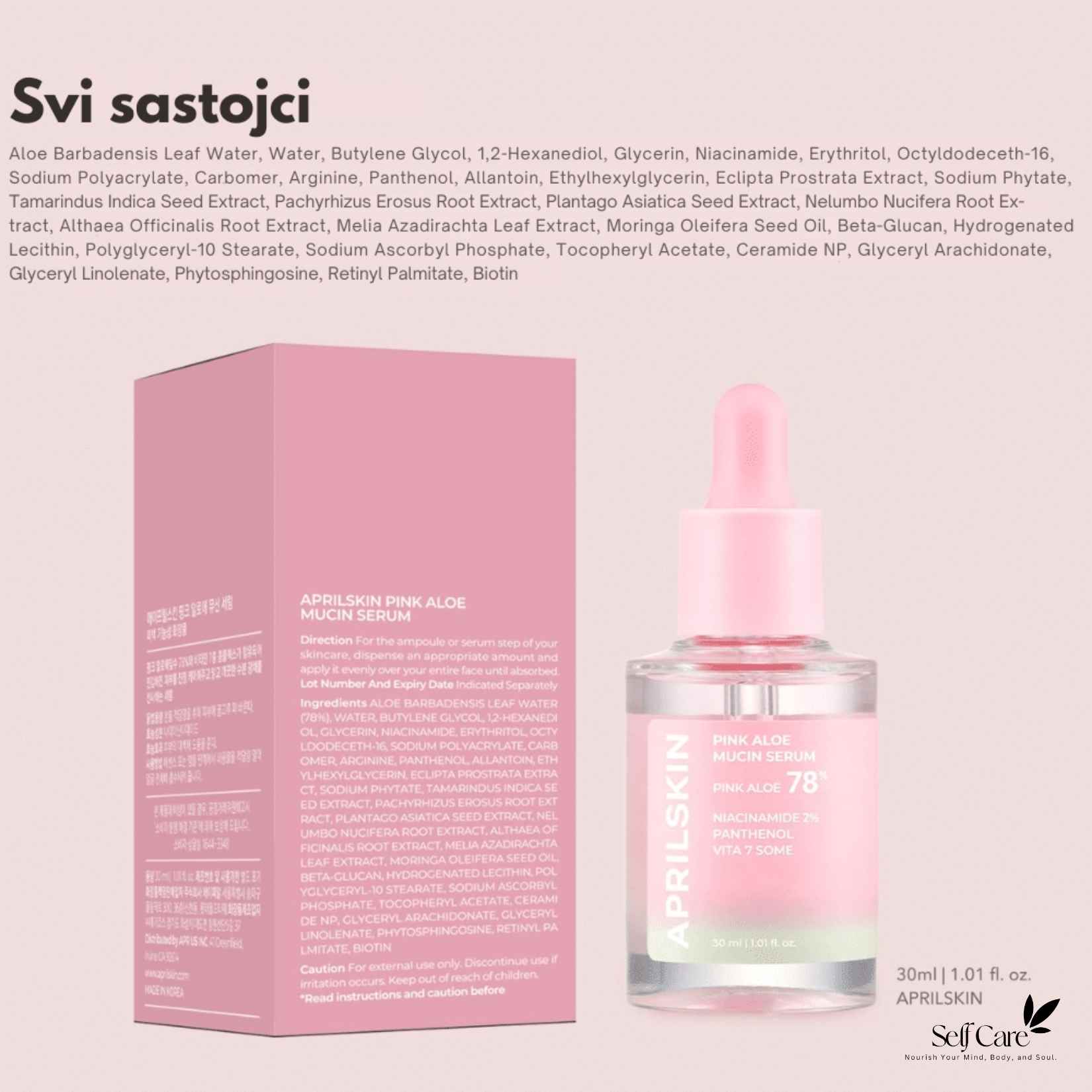 APRILSKIN Pink Aloe Mucin Serum 30ml