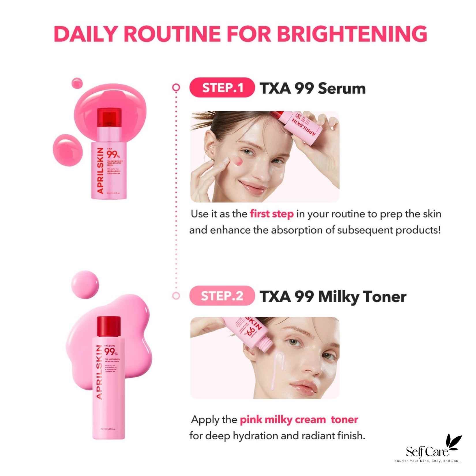 APRILSKIN TXA+Niacinamide 99 Pink Milky Toner