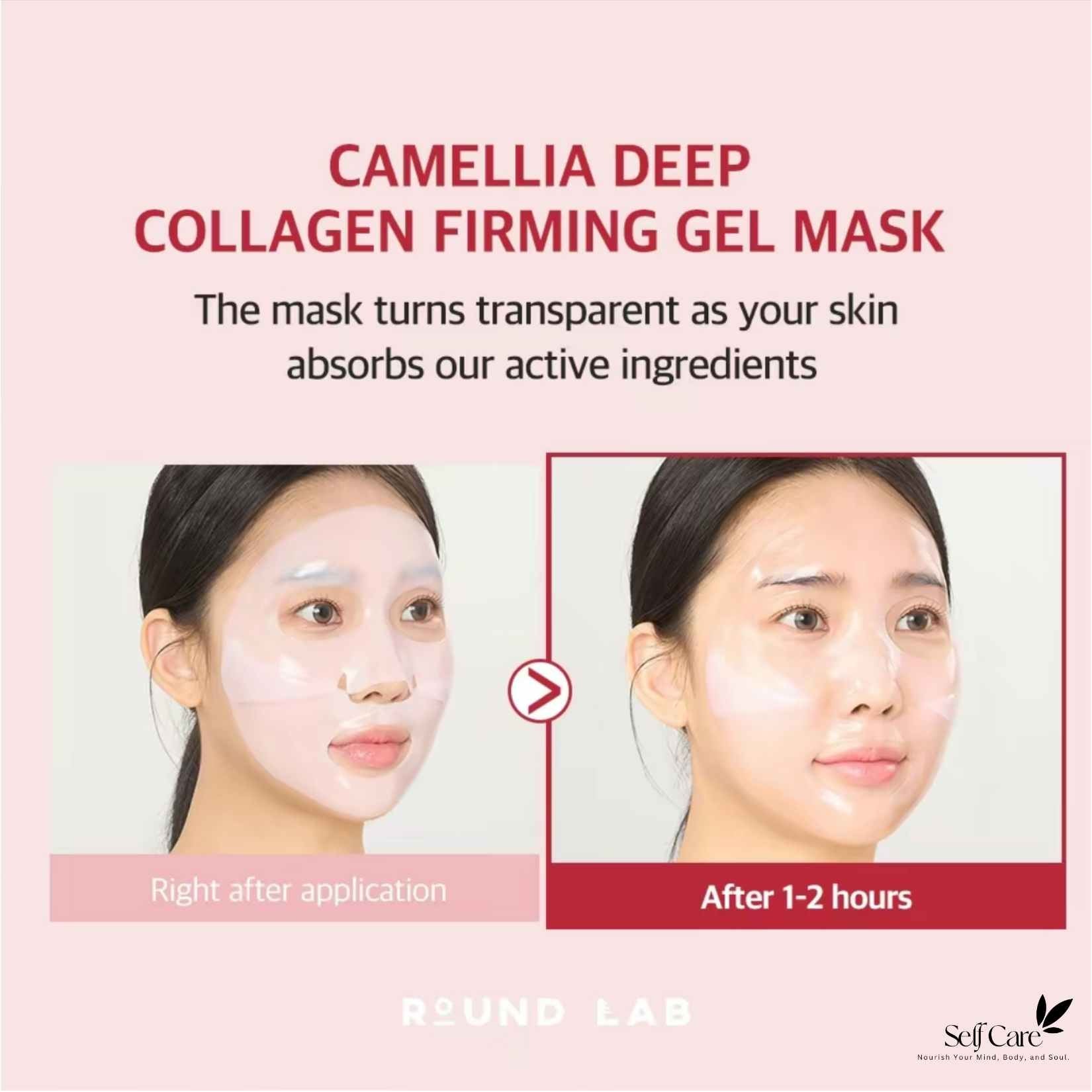 ROUND LAB Camellia Deep Collagen Firming Gel Mask (4ea)