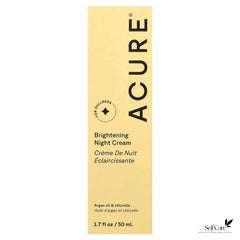 ACURE, Brightening Night Cream, For Dullness, (50 ml)
