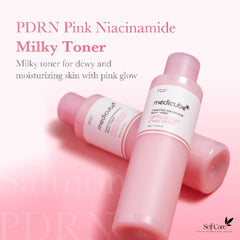 MEDICUBE] PDRN Pink Niacinamaide Milky Toner 150ml
