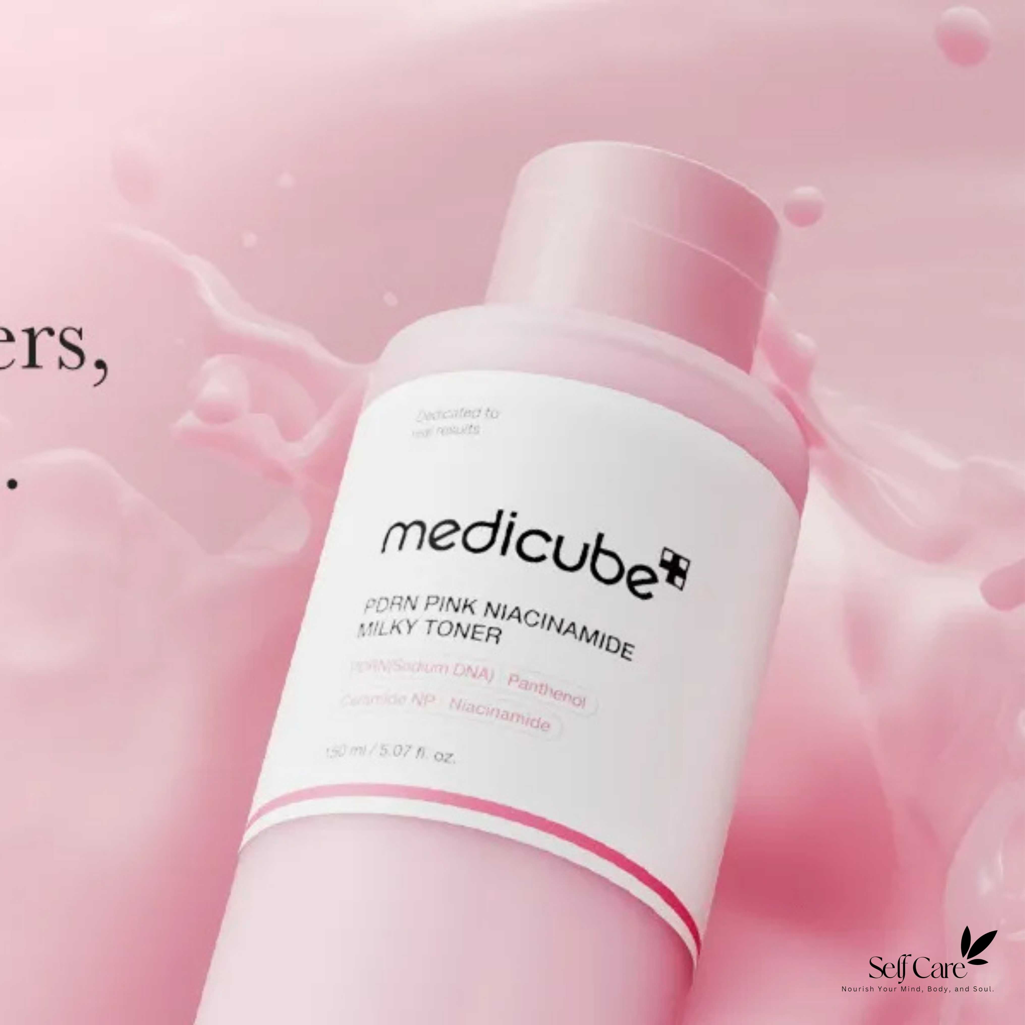 MEDICUBE] PDRN Pink Niacinamaide Milky Toner 150ml