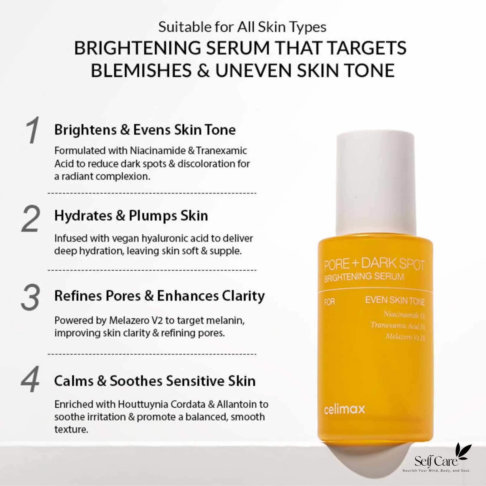 celimax Pore+Dark Spot Brightening Serum 30ml