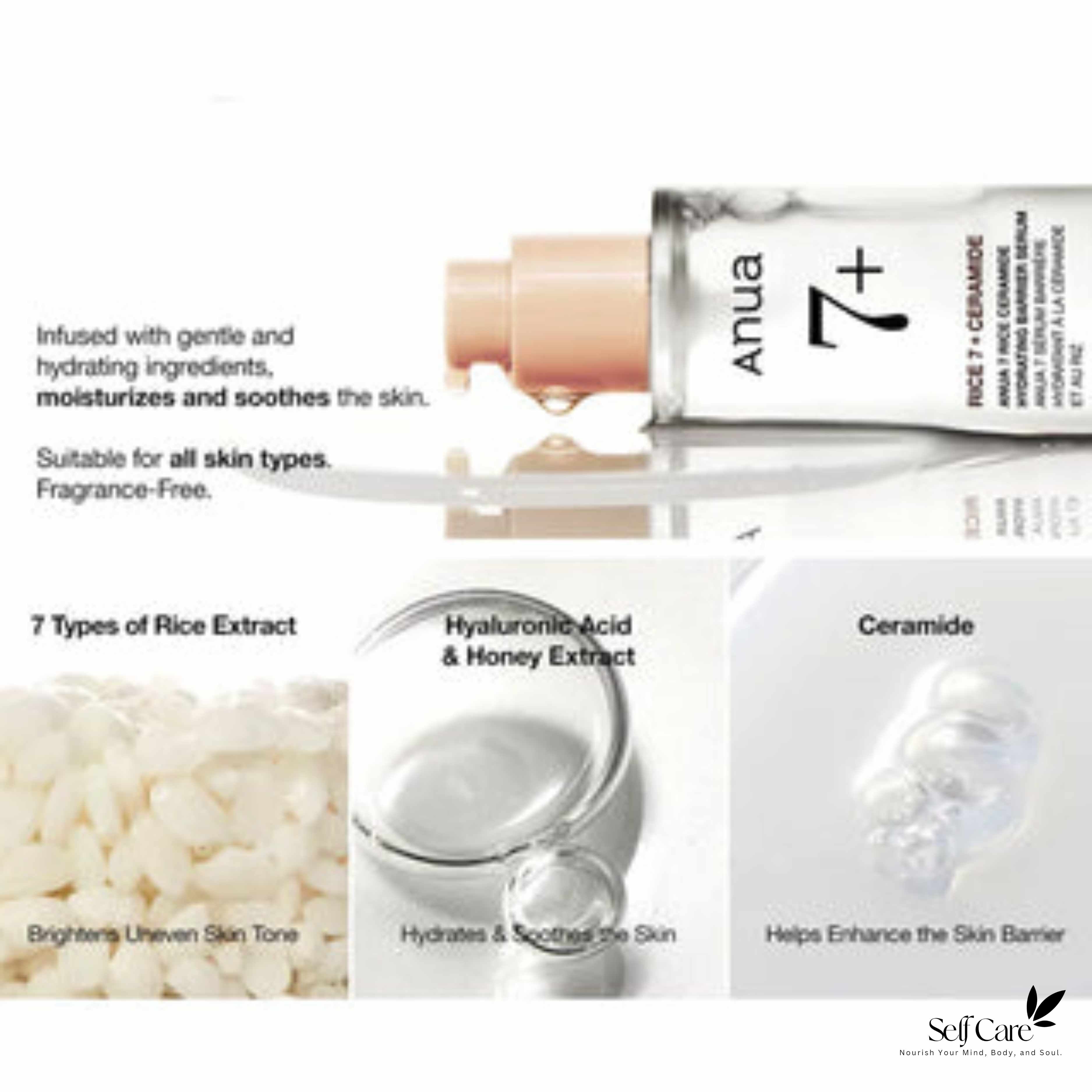 ANUA RICE 7+ CERAMIDE HYDRATING SERUM 50ml