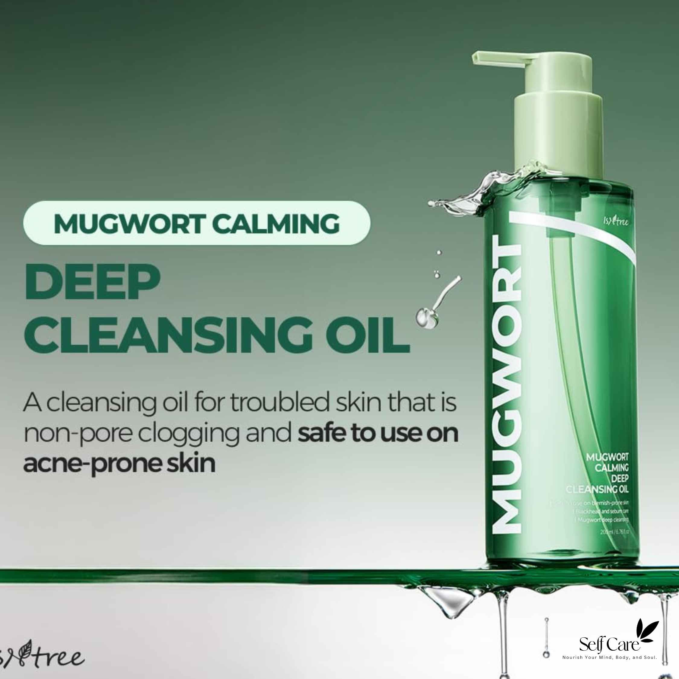 Isntree Mugwort Calming Deep Cleansing Oil 200ml
