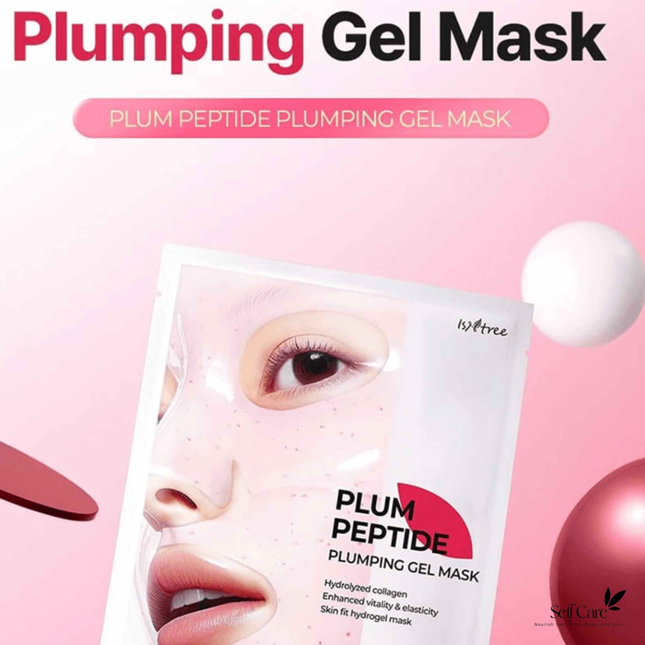 Isntree Plum Peptide Plumping Gel Mask (4ea)