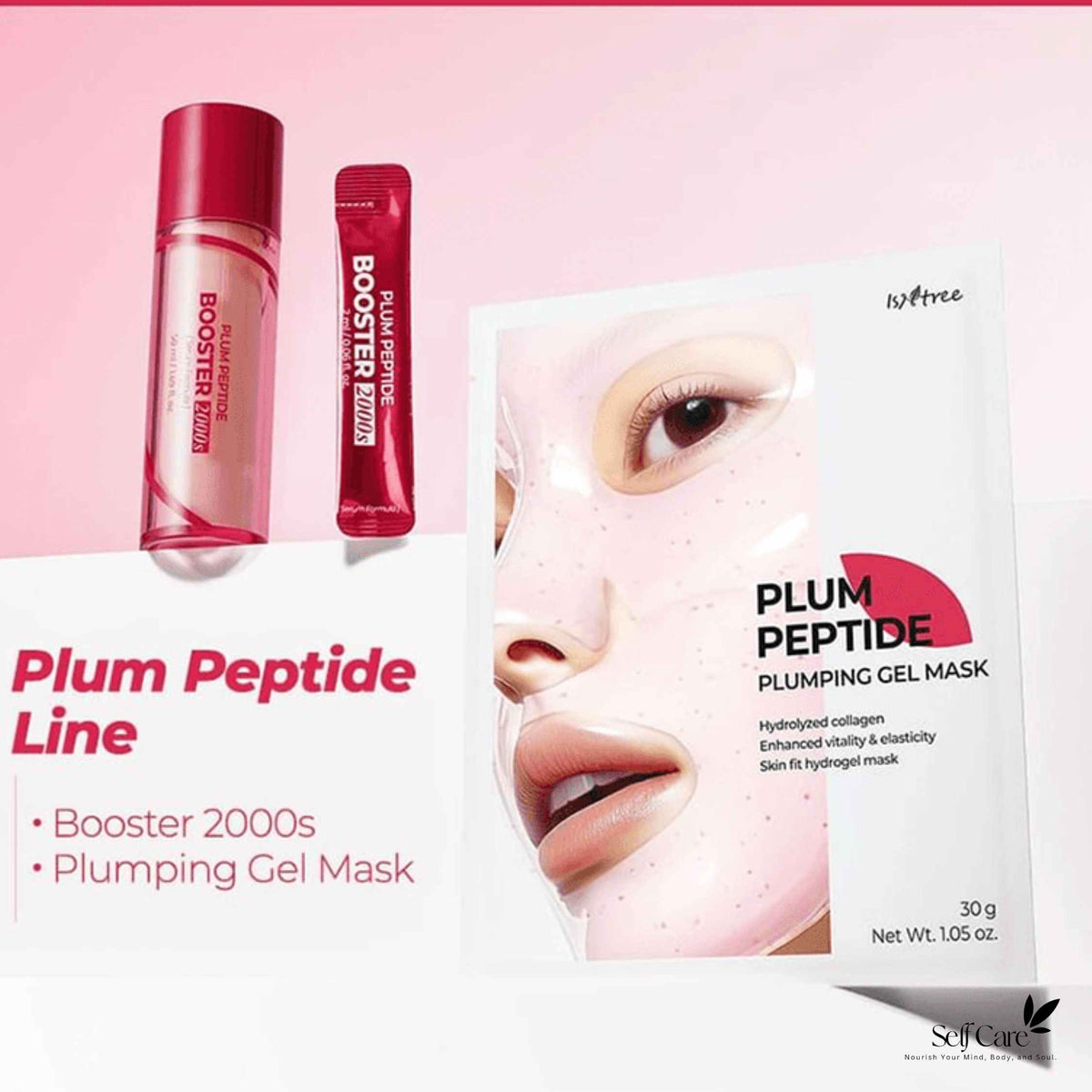 Isntree Plum Peptide Plumping Gel Mask (4ea)