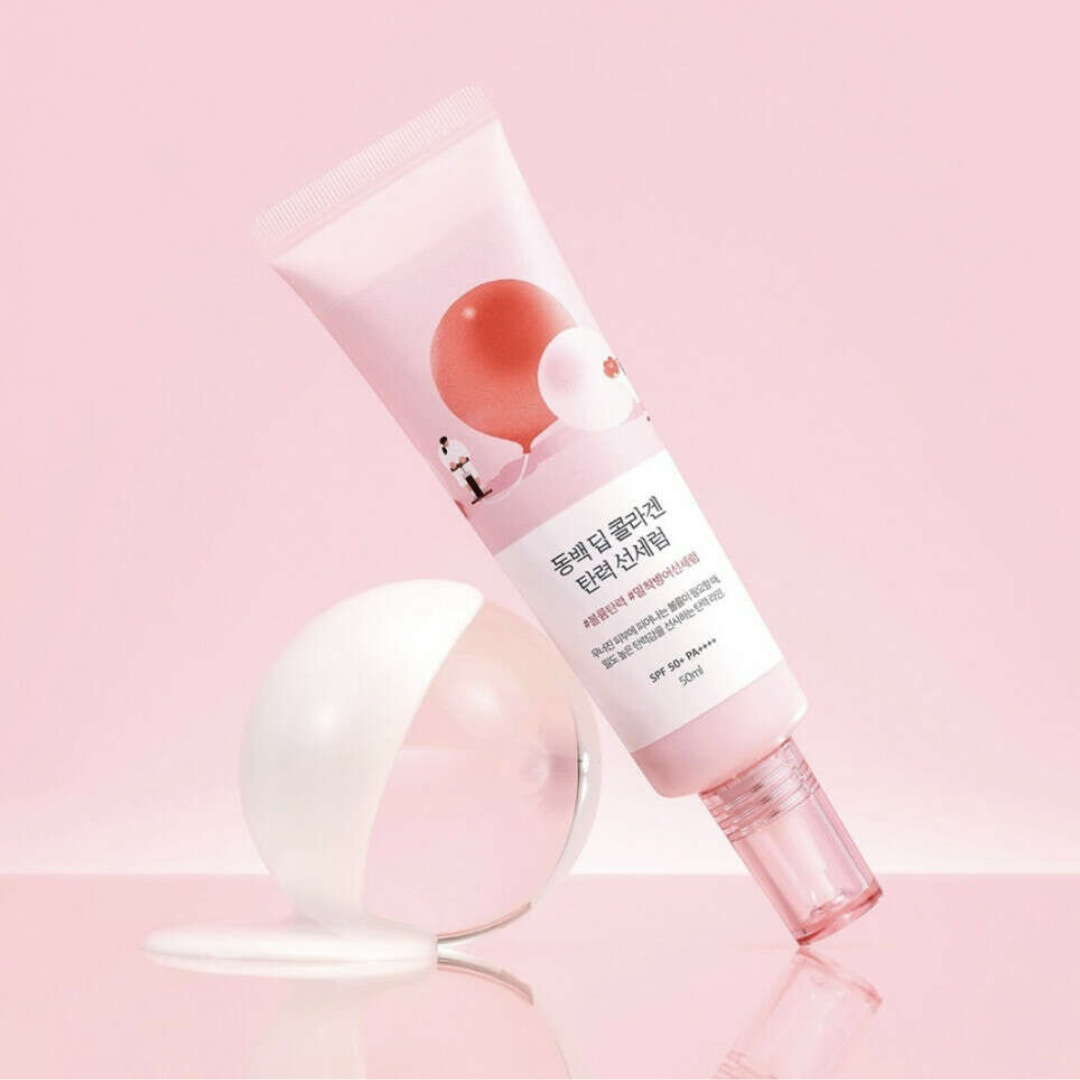 ROUND LAB Camellia Deep Collagen Firming Sun Serum 50ml
