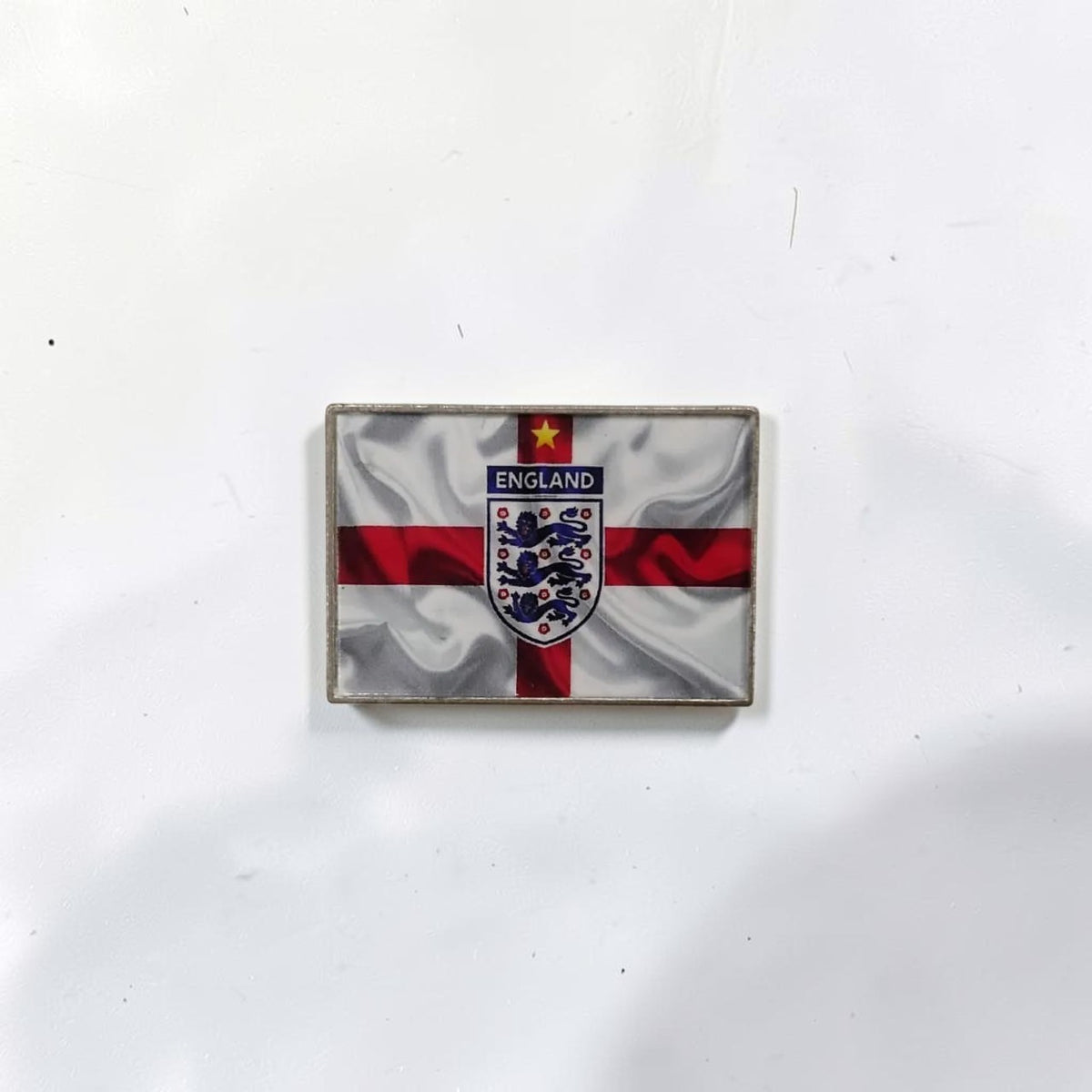 Luxury Enamel Metal Brooches Strong 3M Sticker (England Flag)