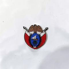 Luxury Enamel Metal Brooches Strong 3M Sticker (Bahrain National Emblem)
