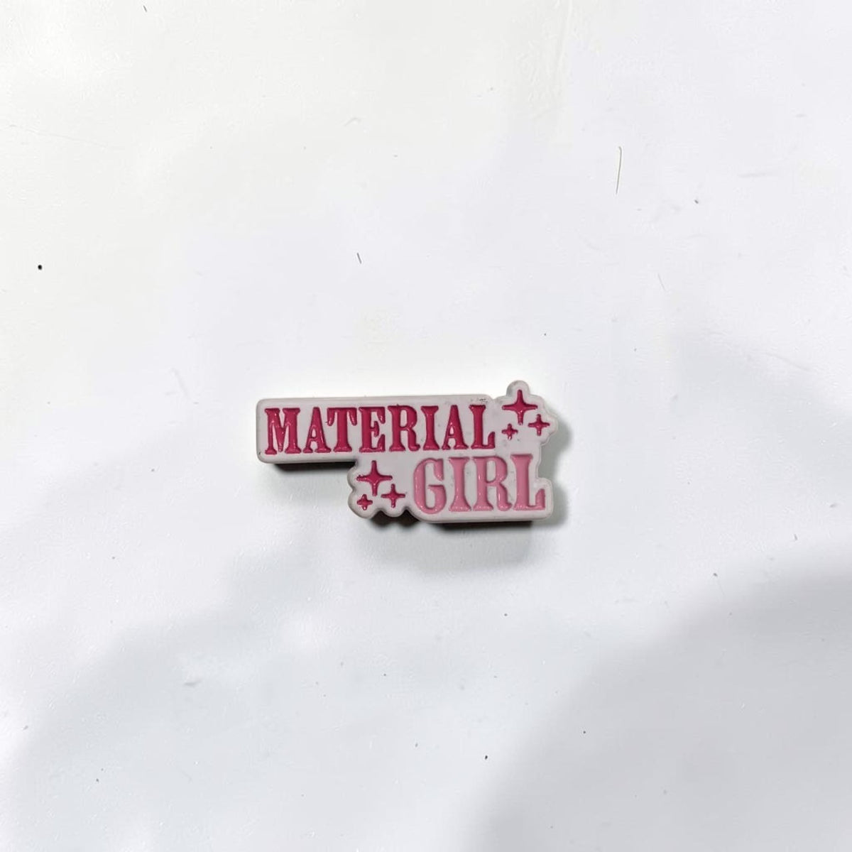 Luxury Enamel Metal Brooches Strong 3M Sticker (Material Girl)