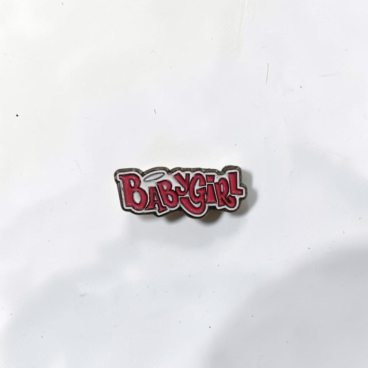 Luxury Enamel Metal Brooches Strong 3M Sticker (Babygirl)