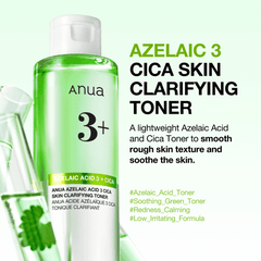 Anua - Azelaic Acid 3 Cica Skin Clarifying Toner 250ml